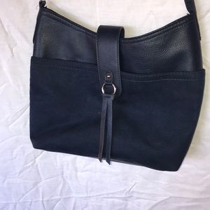 Navy blue purse.
